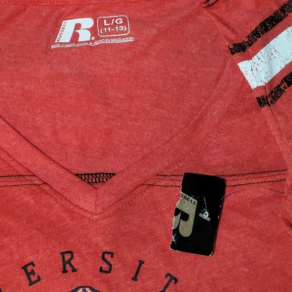 Russell Athletic University of Georgia V-Neck Tee, Women's Large ~ EUC - Picture 4 of 6